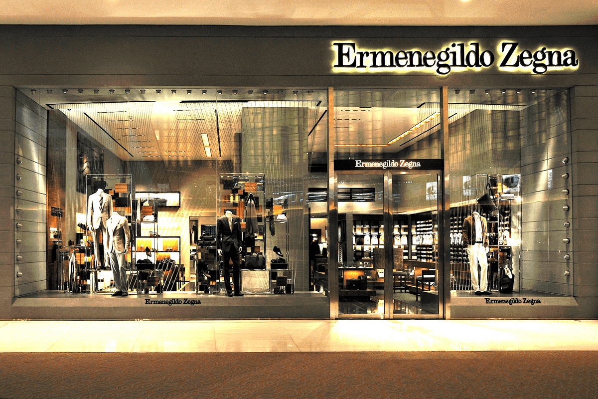 Ermenegildo Zegna Italian luxury fashion house at The Dubai Mall