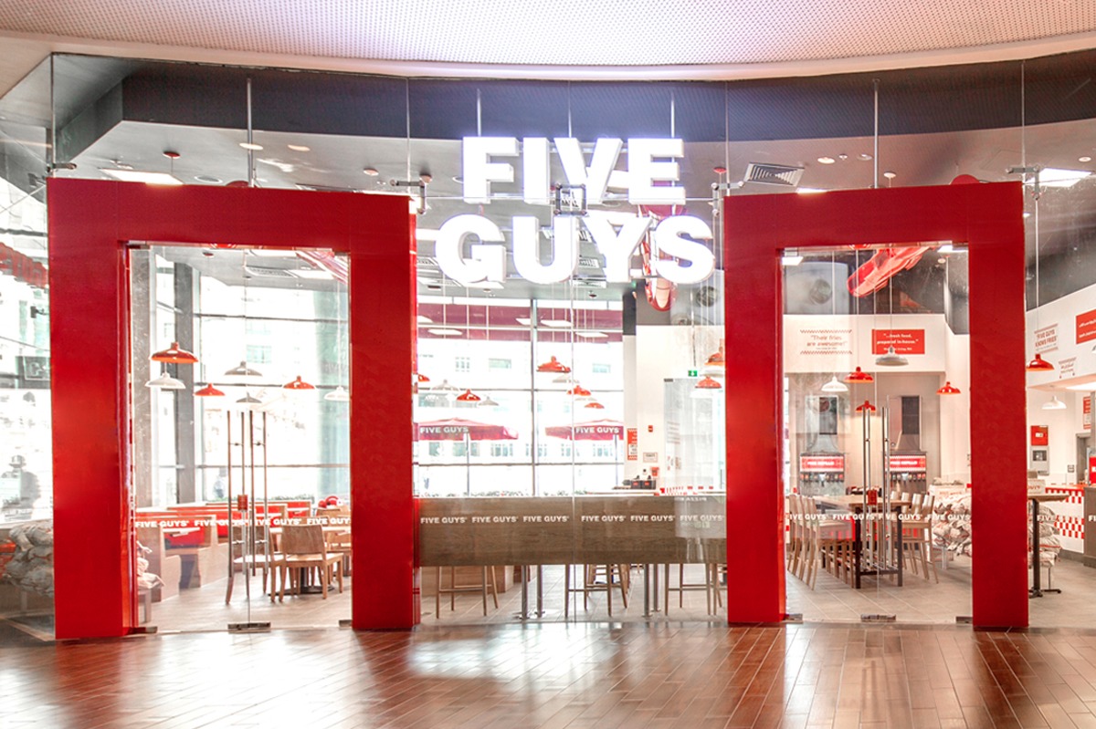 Five Guys Burgers and Fries at Dubai Mall