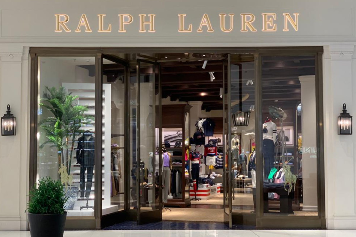 Ralph Lauren luxury clothing at the 